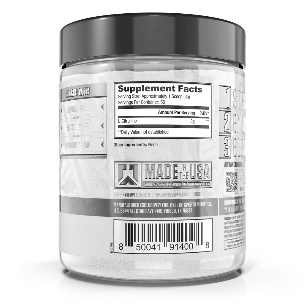 L-Citrulline Training Supplement Choice